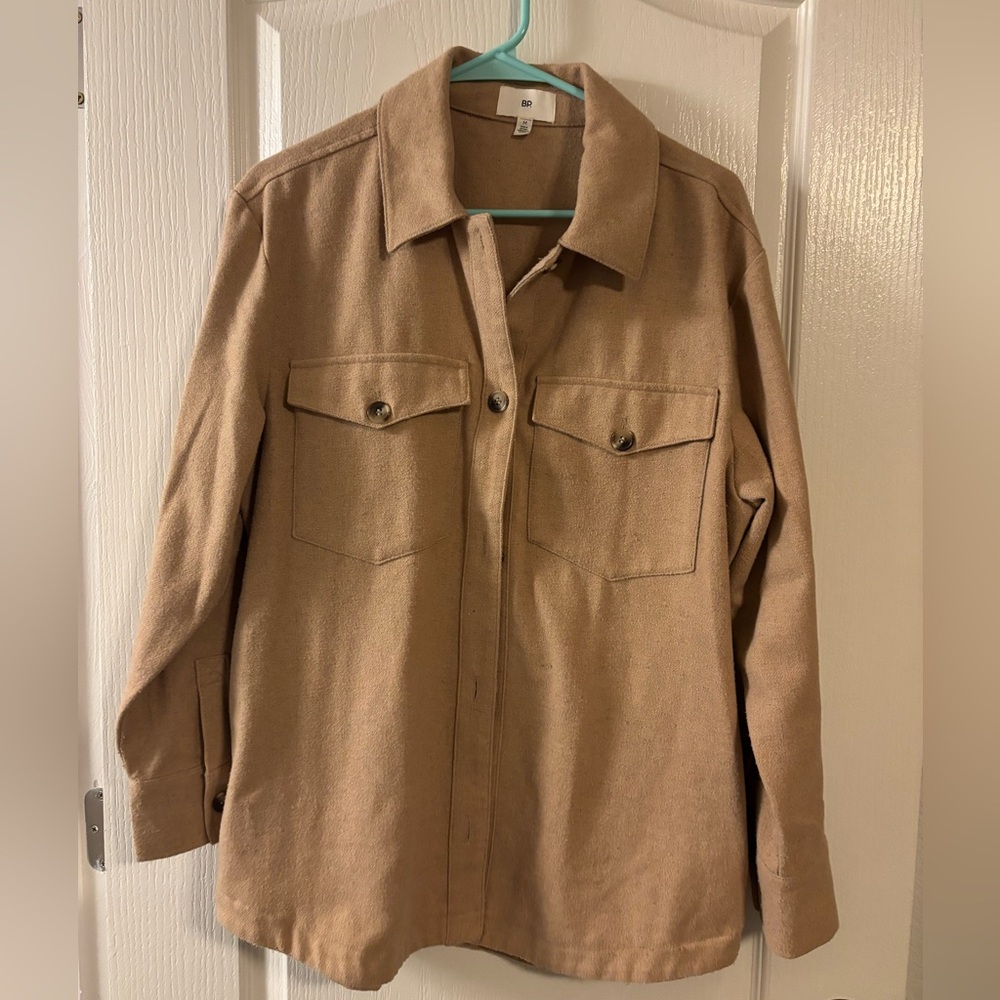 Camel Wool Material like Shacket